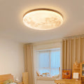Moon Round LED Flush Mount Ceiling Light
