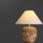Shabby Chic Ceramic Jar Table Lamp
