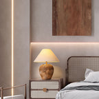 Shabby Chic Ceramic Jar Table Lamp