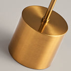 Wood Grain Cylinder LED Table Lamp