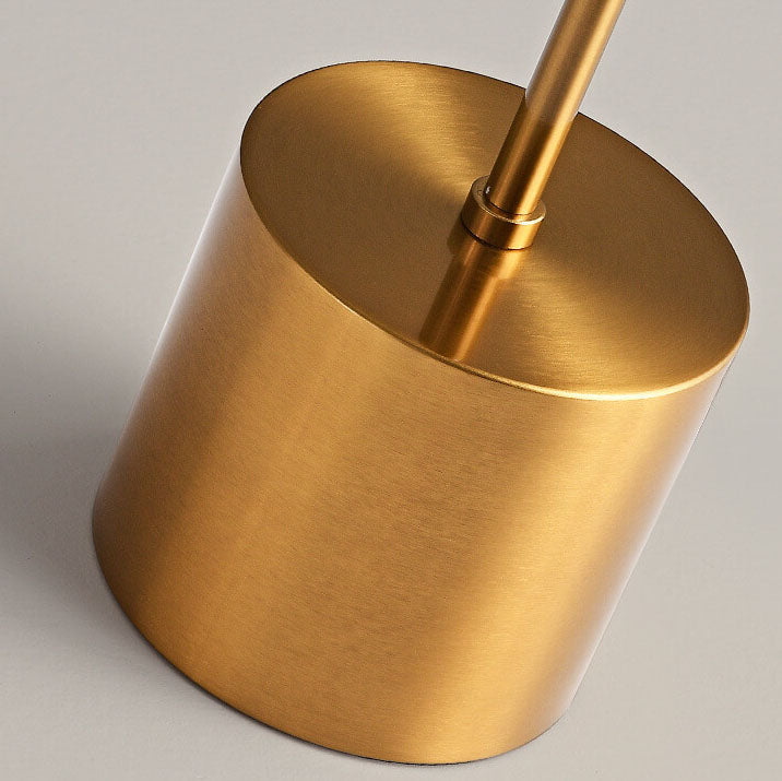 Wood Grain Cylinder LED Table Lamp
