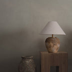 Shabby Chic Ceramic Jar Table Lamp