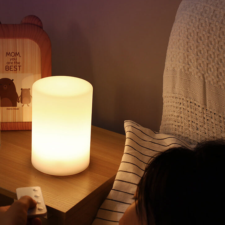 Geometric PE Battery Night Light