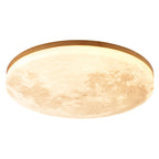 Moon Round LED Flush Mount Ceiling Light