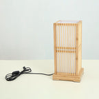 Japanese Bamboo Column Table Lamp