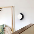 Colorful Glass Semicircle Wall Sconce