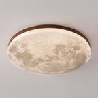 Moon Round LED Flush Mount Ceiling Light