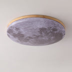Moon Round LED Flush Mount Ceiling Light
