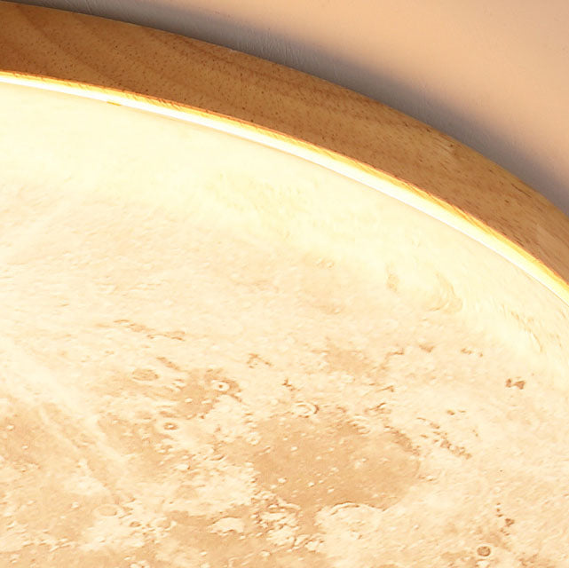 Moon Round LED Flush Mount Ceiling Light