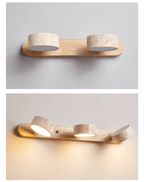 Travertine Duo Wall Light