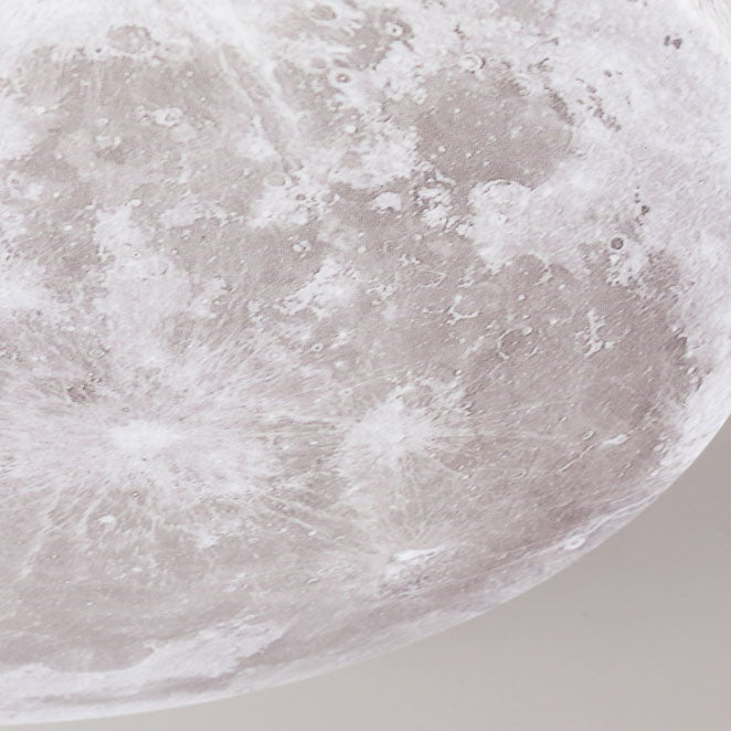 Moon Round LED Flush Mount Ceiling Light