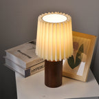 Korean Vintage Pleated Table Lamp