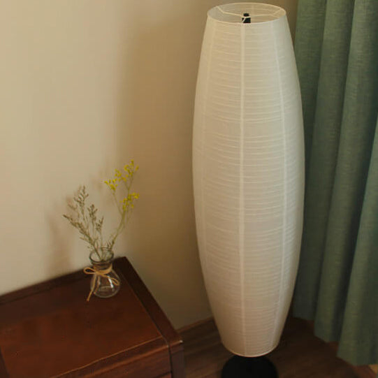 Nordic Rice Paper Column Floor Lamp