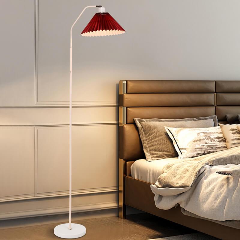 Pleated Fabric Standing Floor Lamp