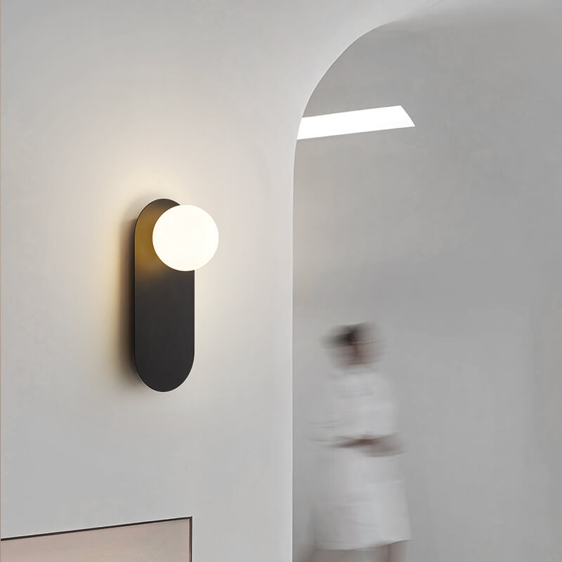 Nordic Glass Ring Wall Sconce