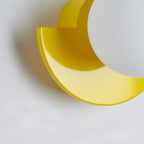 Colorful Glass Semicircle Wall Sconce