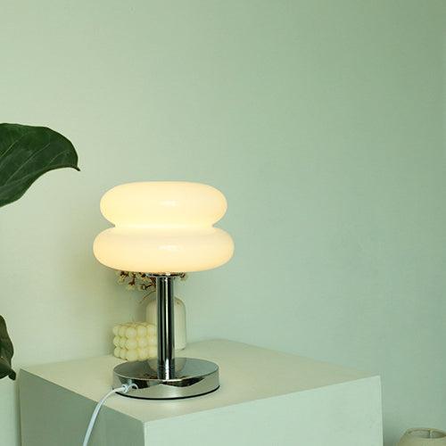 Modern Glass Tart Table Lamp