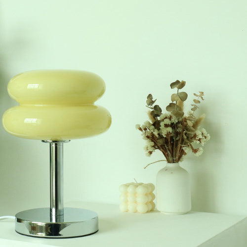 Modern Glass Tart Table Lamp