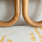 Solid Wood Pleated Semicircle Sconce