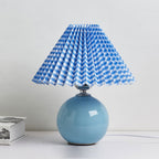 Nordic Ceramic Pleated Table Lamp