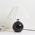 Nordic Ceramic Pleated Table Lamp