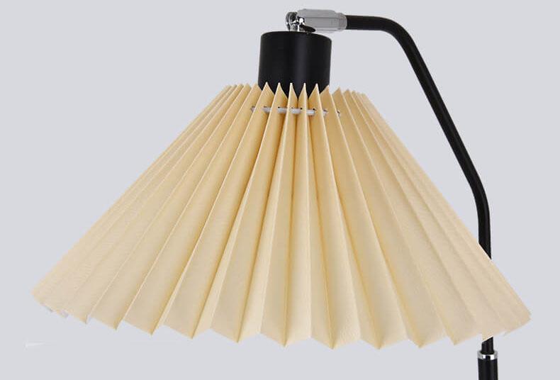 Pleated Fabric Standing Floor Lamp