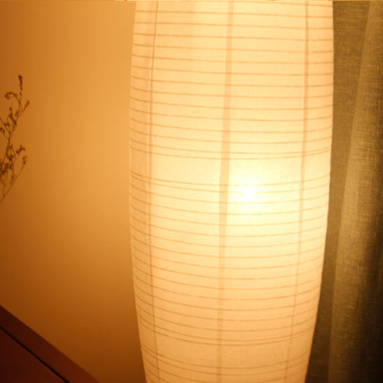 Nordic Rice Paper Column Floor Lamp