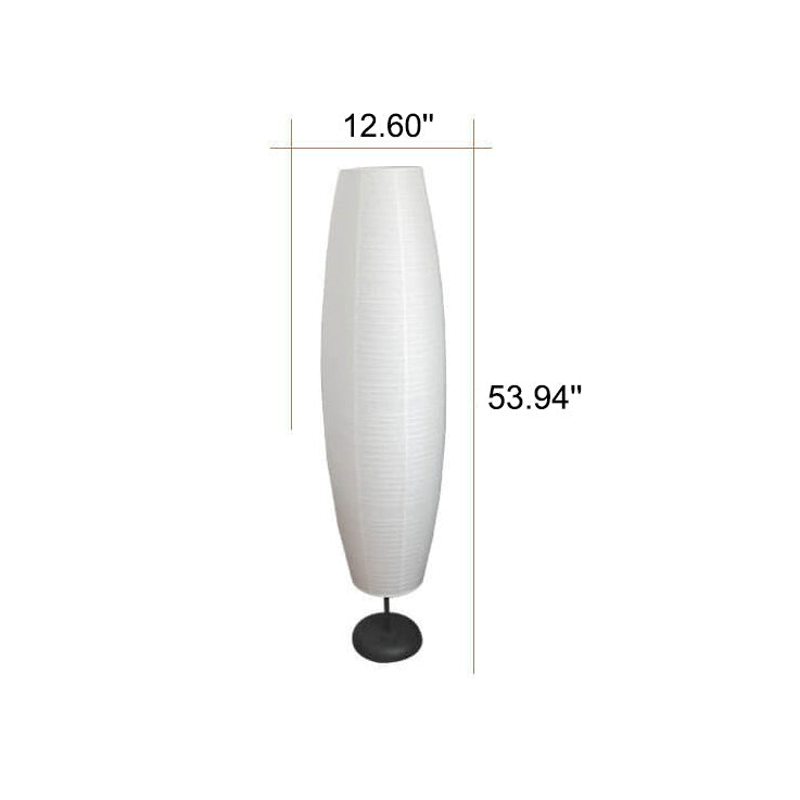 Nordic Rice Paper Column Floor Lamp