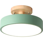 Nordic Log Round LED Ceiling Light