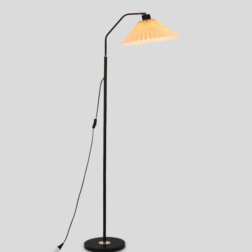 Pleated Fabric Standing Floor Lamp