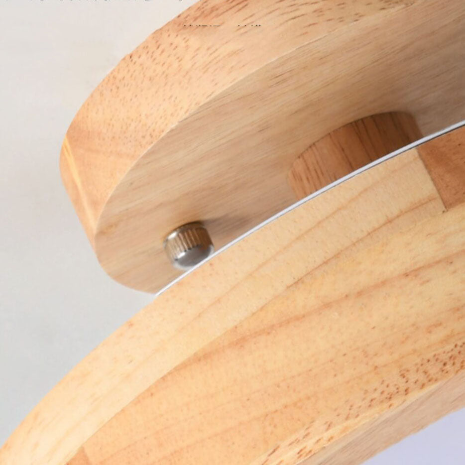 Nordic Log Round LED Ceiling Light
