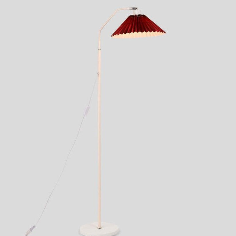 Pleated Fabric Standing Floor Lamp