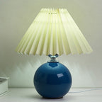 Nordic Ceramic Pleated Table Lamp