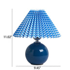 Nordic Ceramic Pleated Table Lamp