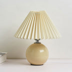 Nordic Ceramic Pleated Table Lamp