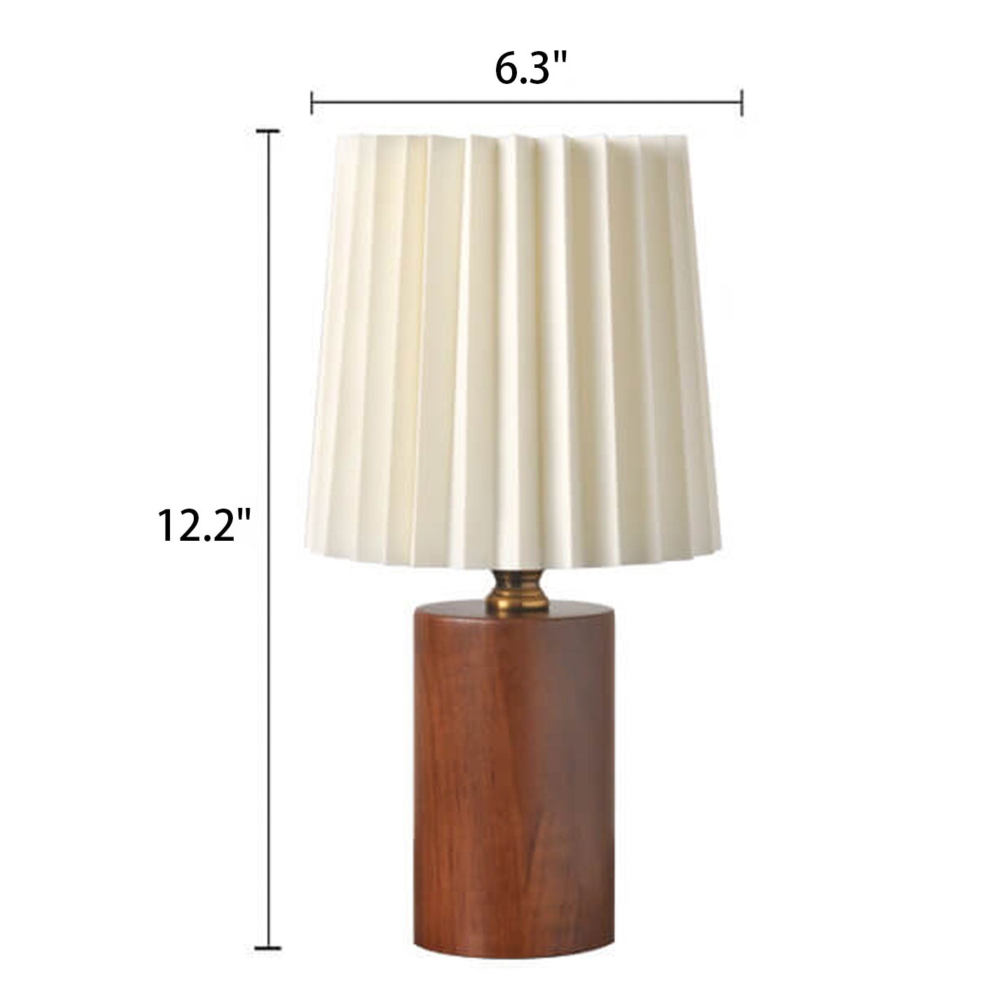 Korean Vintage Pleated Table Lamp