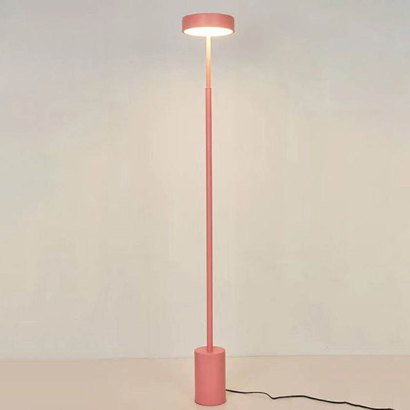 Scandinavian Round LED Floor Lamp