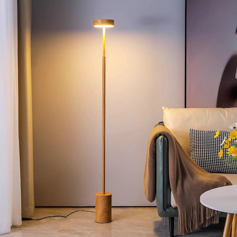 Scandinavian Round LED Floor Lamp