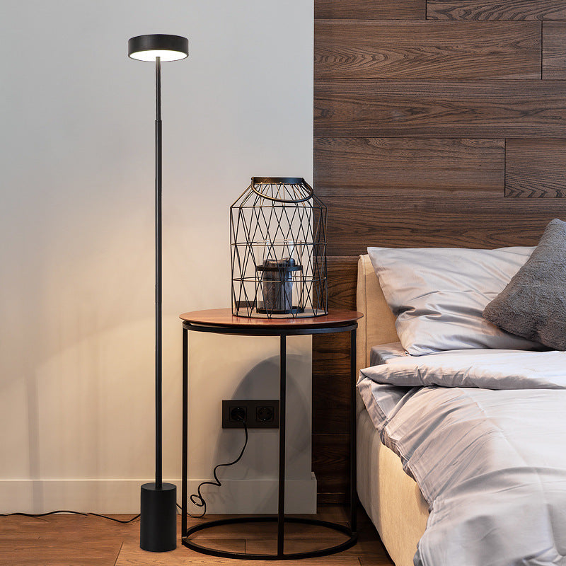 Scandinavian Round LED Floor Lamp