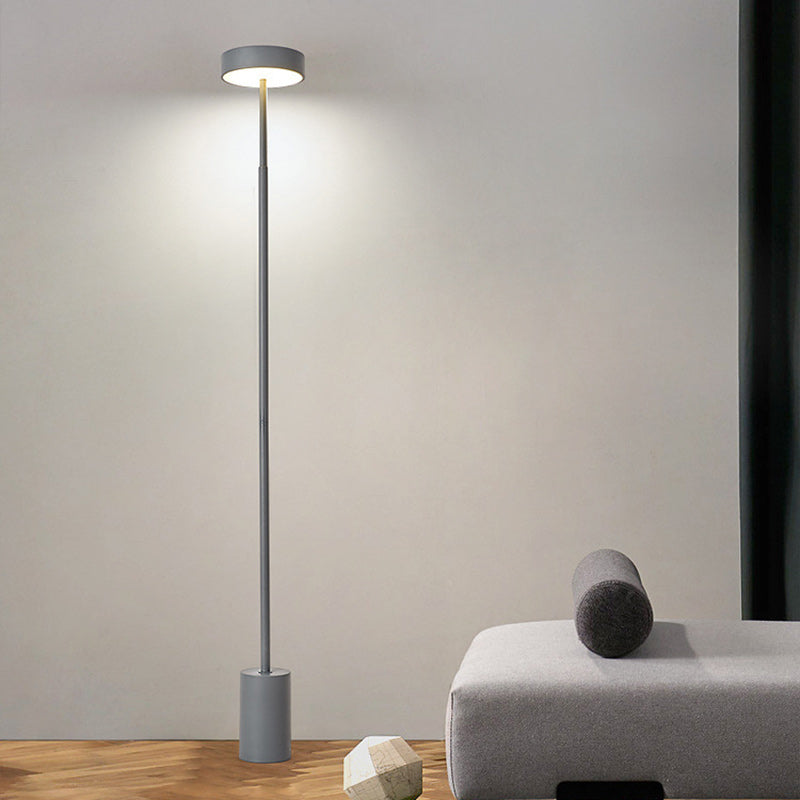 Scandinavian Round LED Floor Lamp