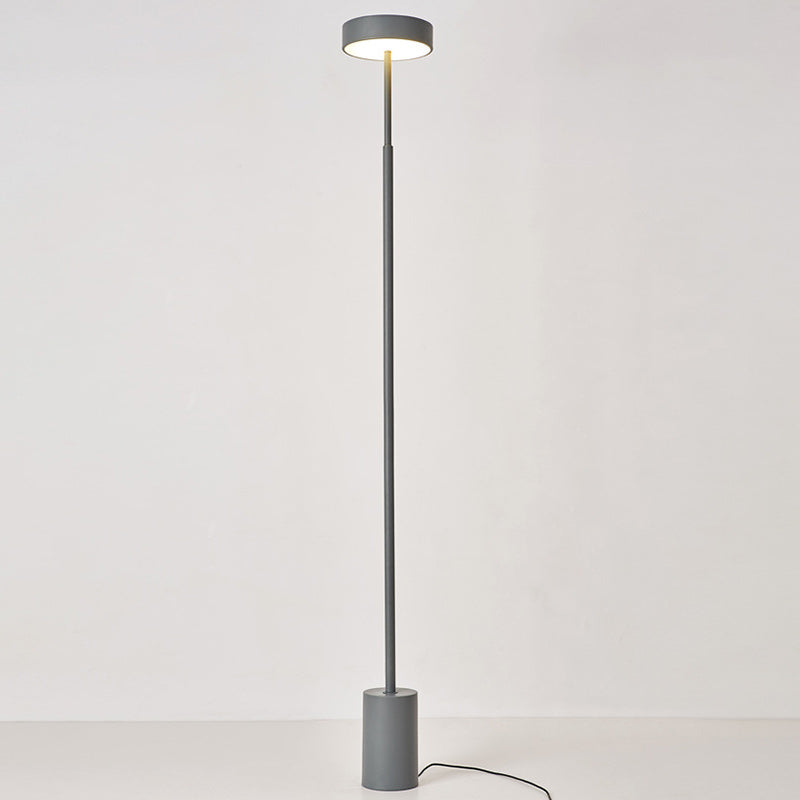 Scandinavian Round LED Floor Lamp