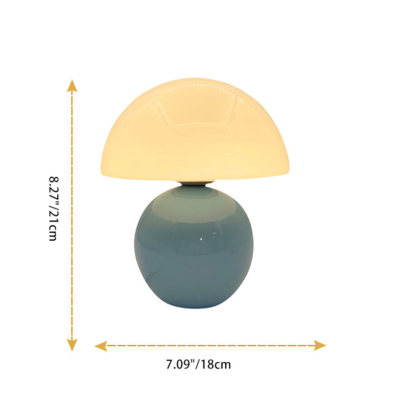 Nordic Ceramic Round Table Lamp