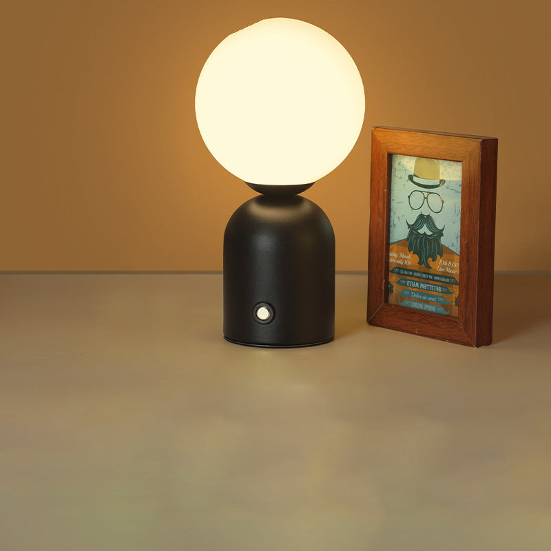 Scandinavian Round Orb LED Table Lamp