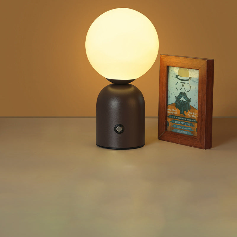 Scandinavian Round Orb LED Table Lamp