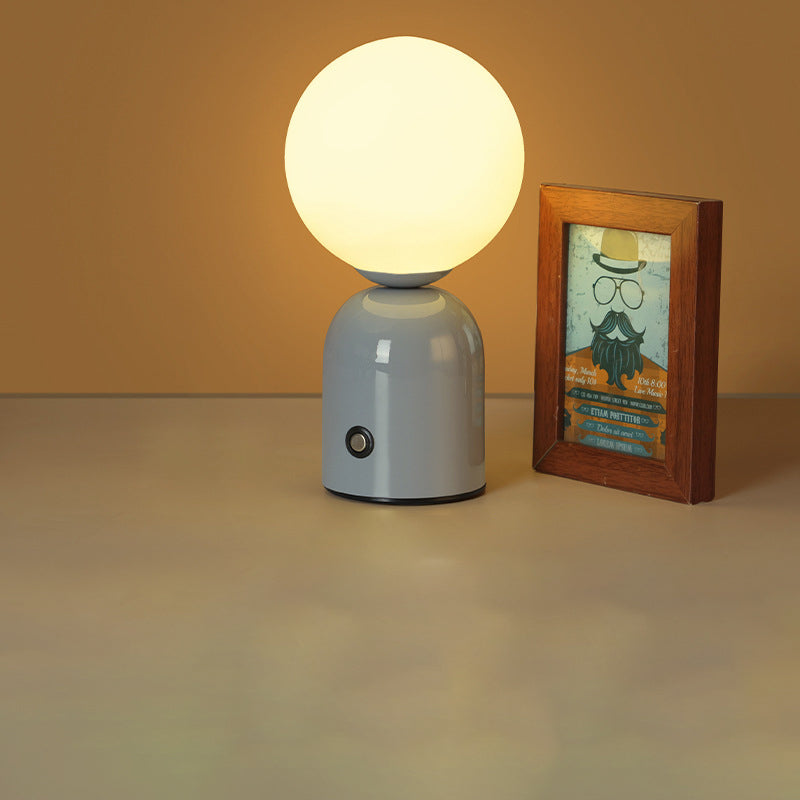 Scandinavian Round Orb LED Table Lamp