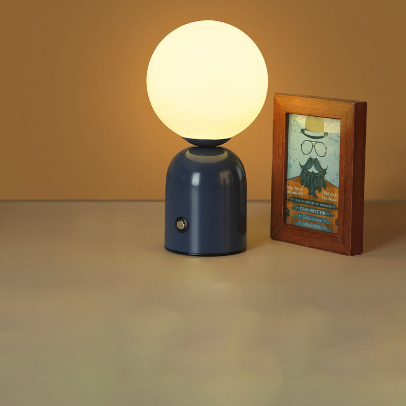 Scandinavian Round Orb LED Table Lamp