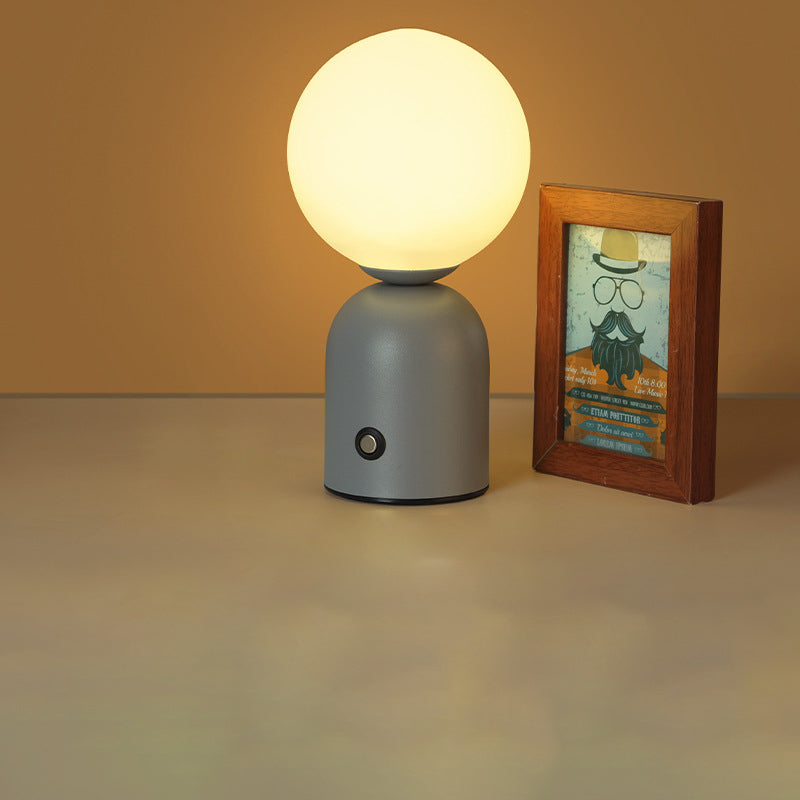 Scandinavian Round Orb LED Table Lamp
