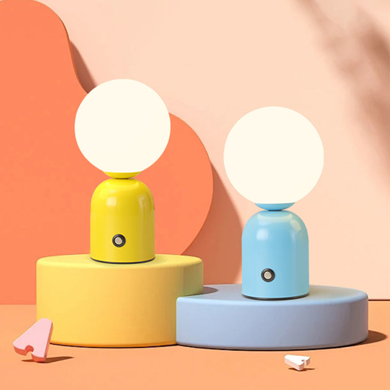 Scandinavian Round Orb LED Table Lamp