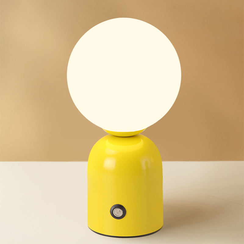 Scandinavian Round Orb LED Table Lamp