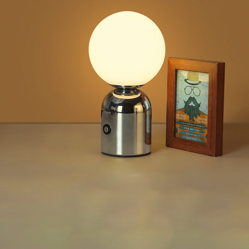 Scandinavian Round Orb LED Table Lamp
